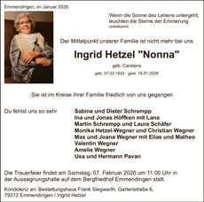 Ankündigung
