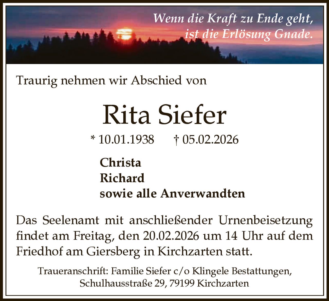 Ankündigung