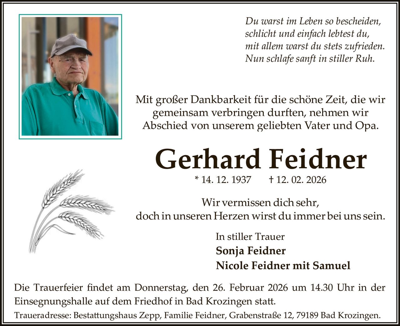 Ankündigung