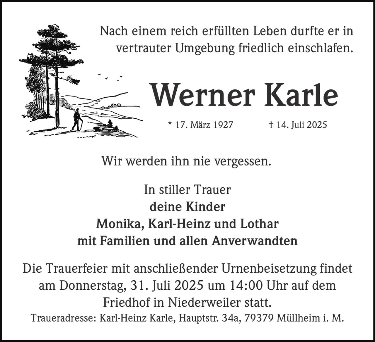 Ankündigung