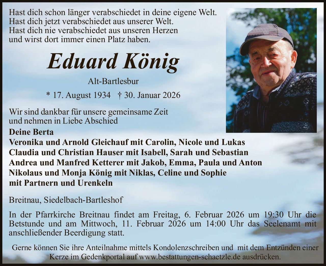 Ankündigung