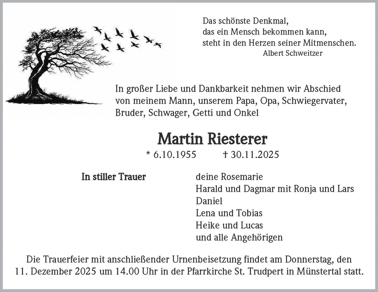 Ankündigung