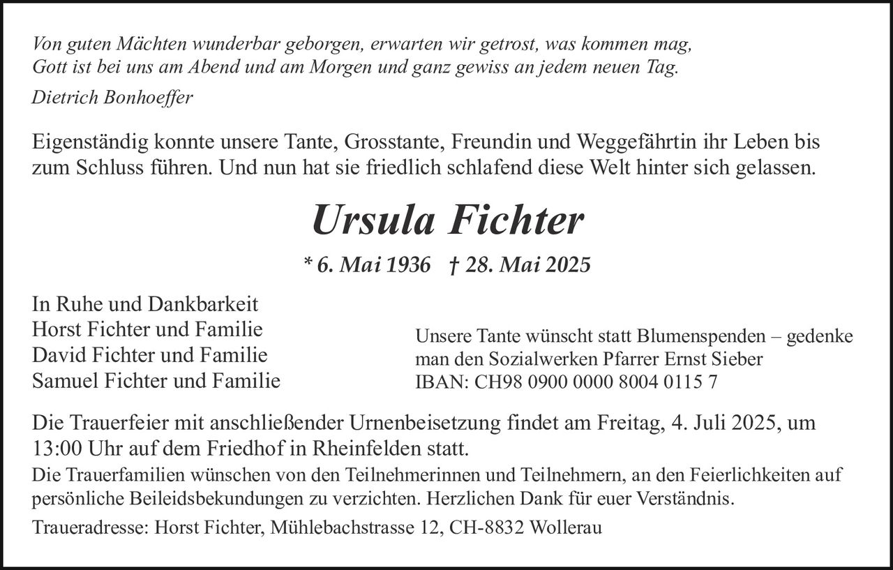 Ankündigung