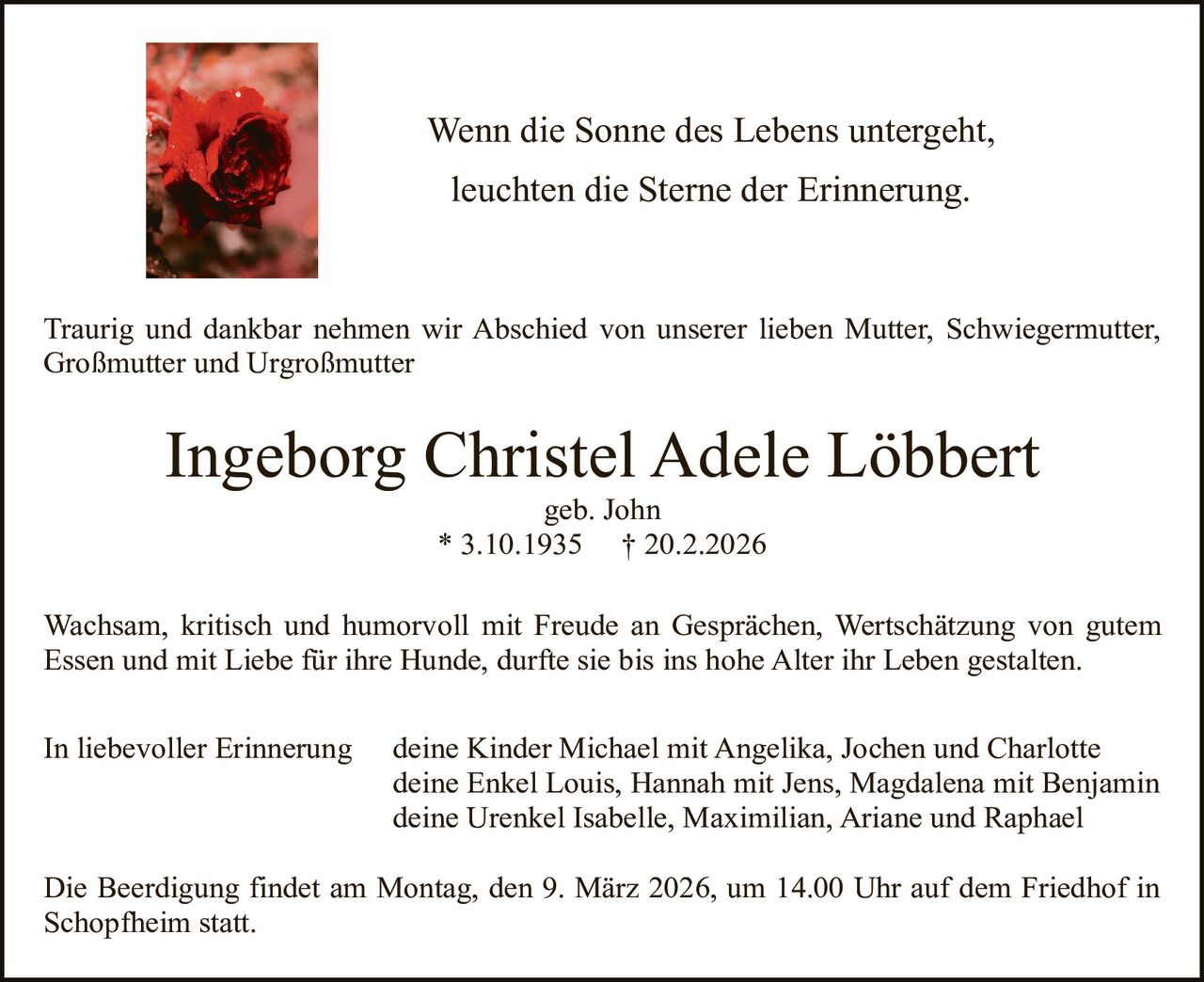 Ankündigung