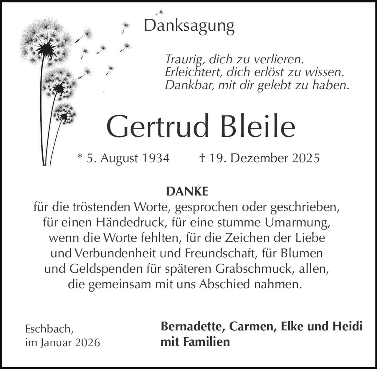 Ankündigung