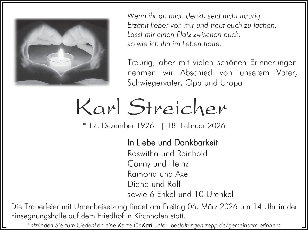 Ankündigung