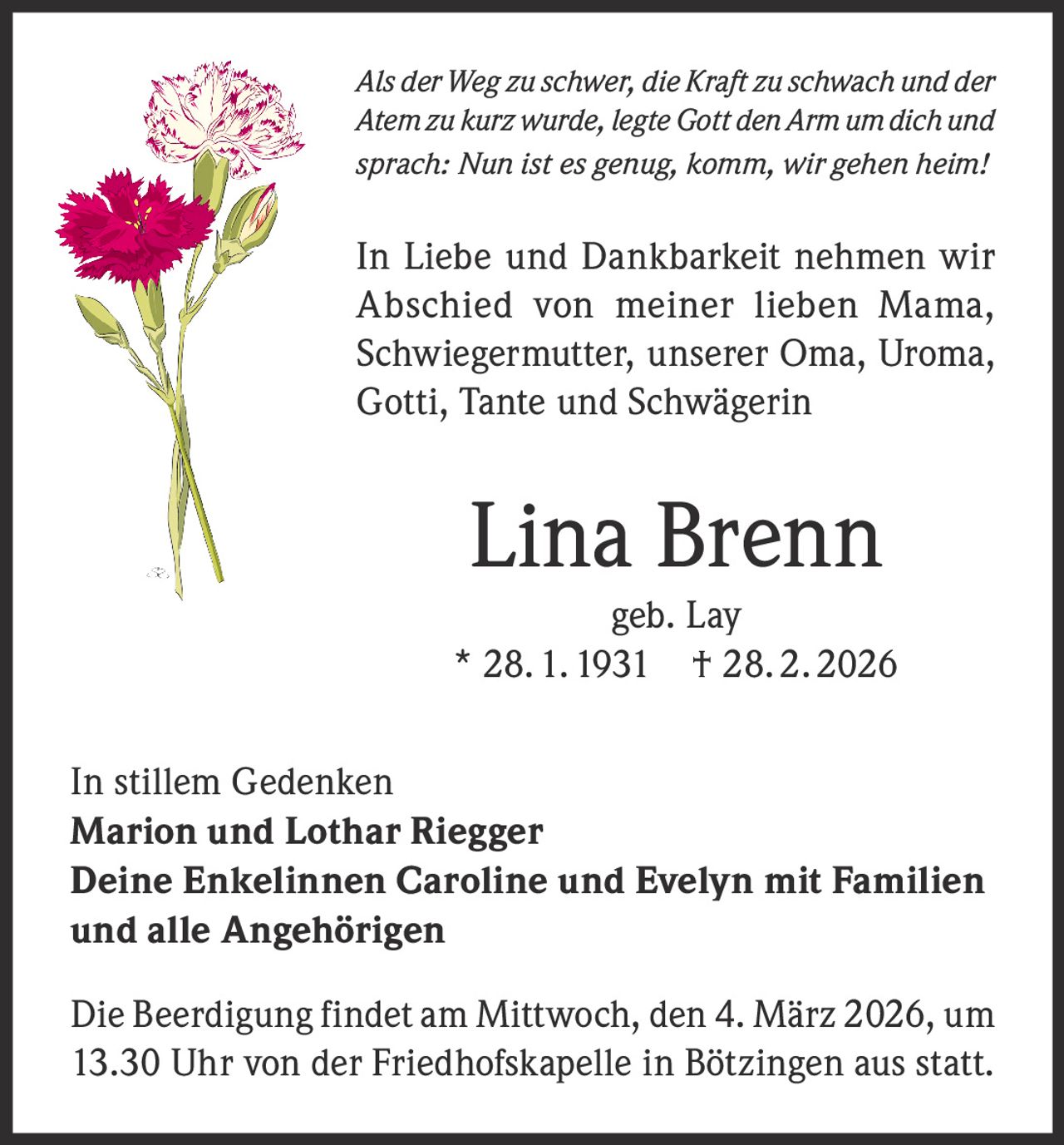 Ankündigung