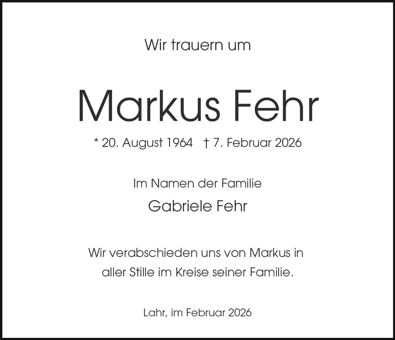 Ankündigung