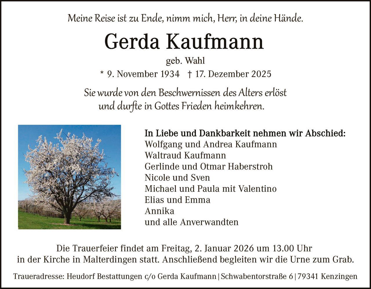 Ankündigung