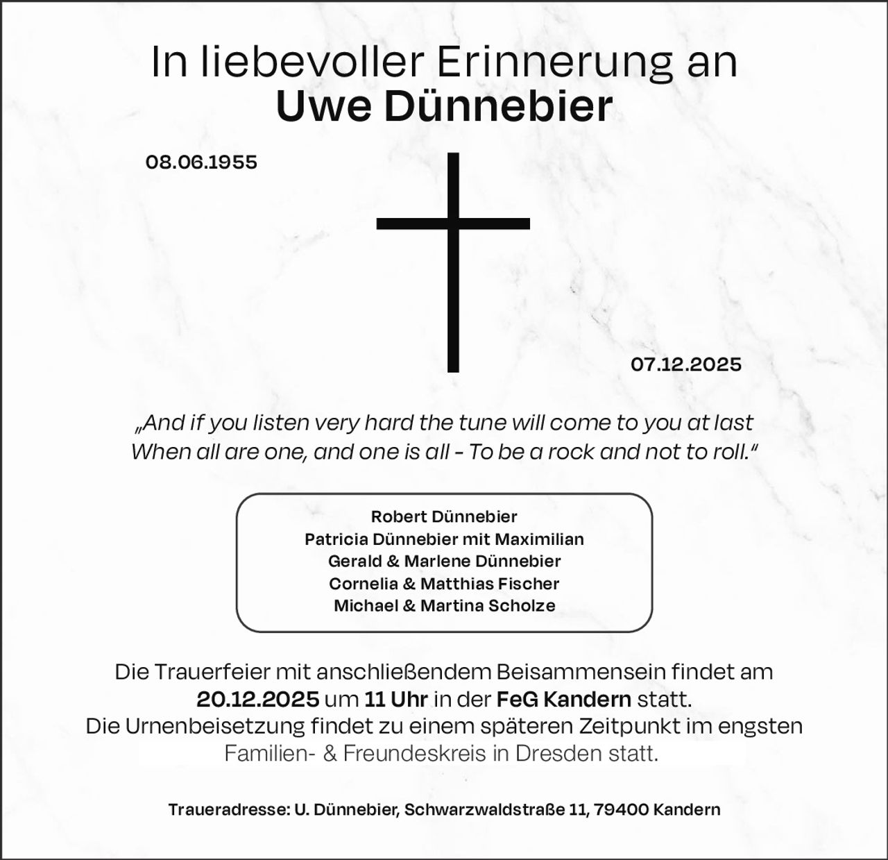 Announcement