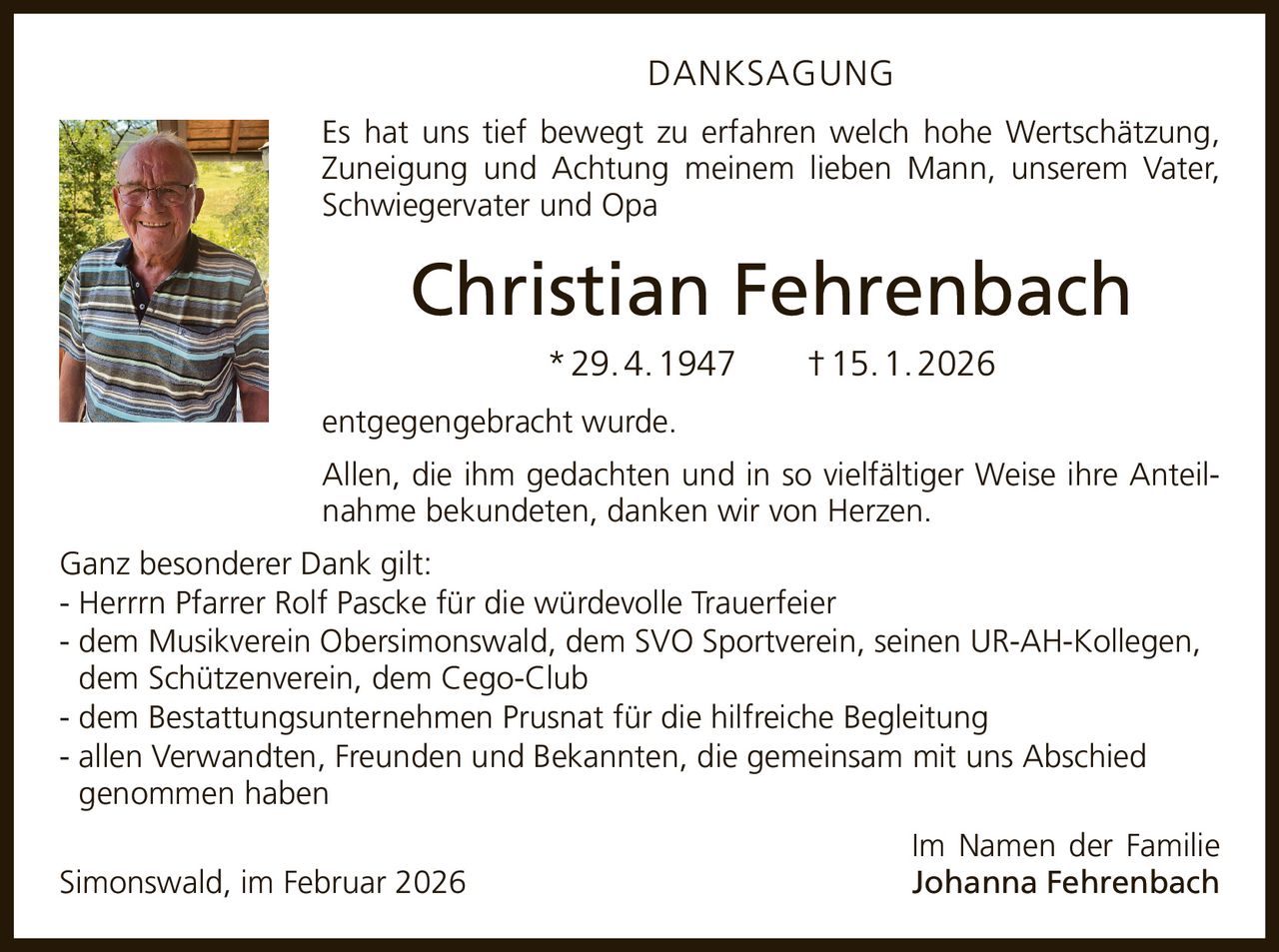 Ankündigung