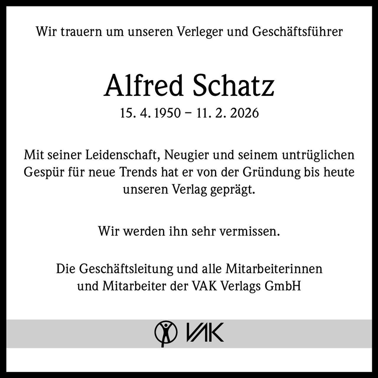 Ankündigung