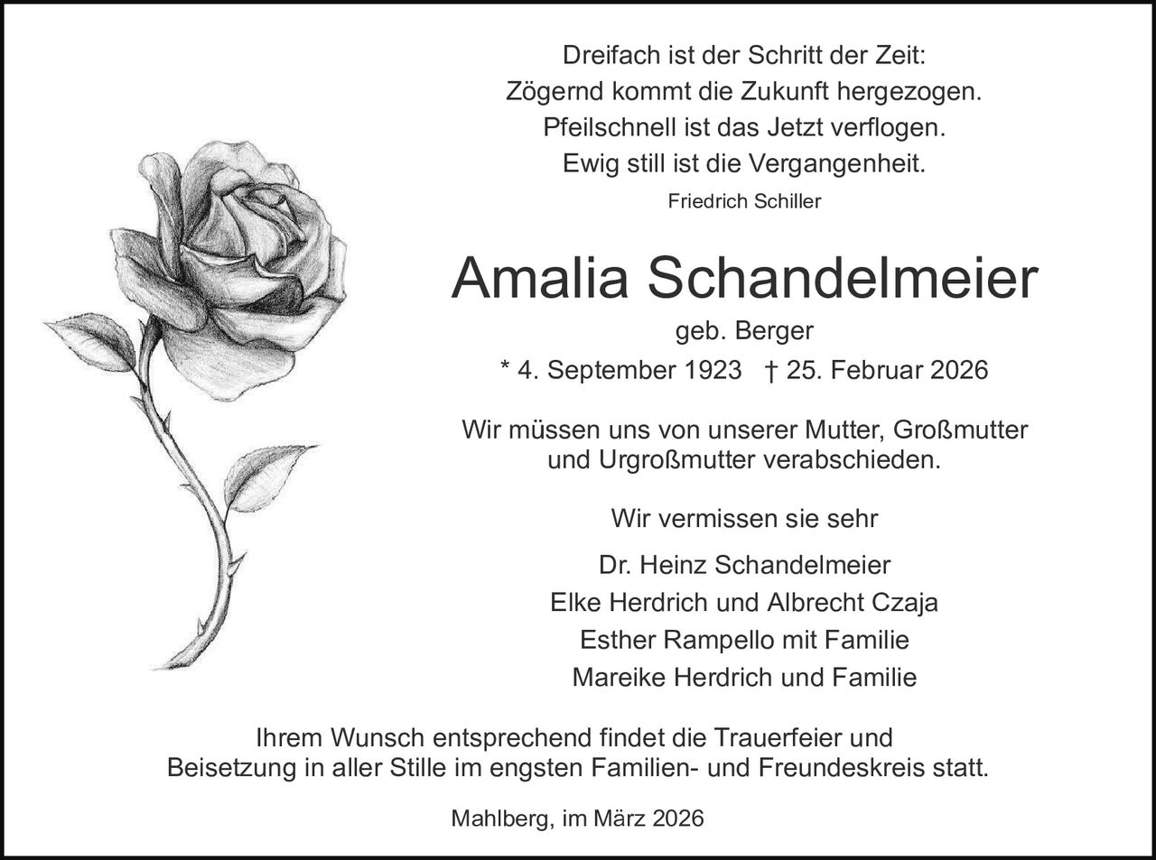 Ankündigung