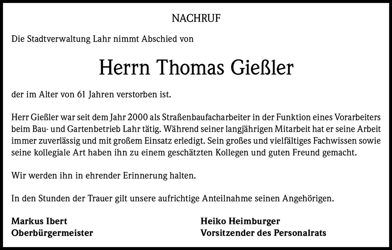 Ankündigung