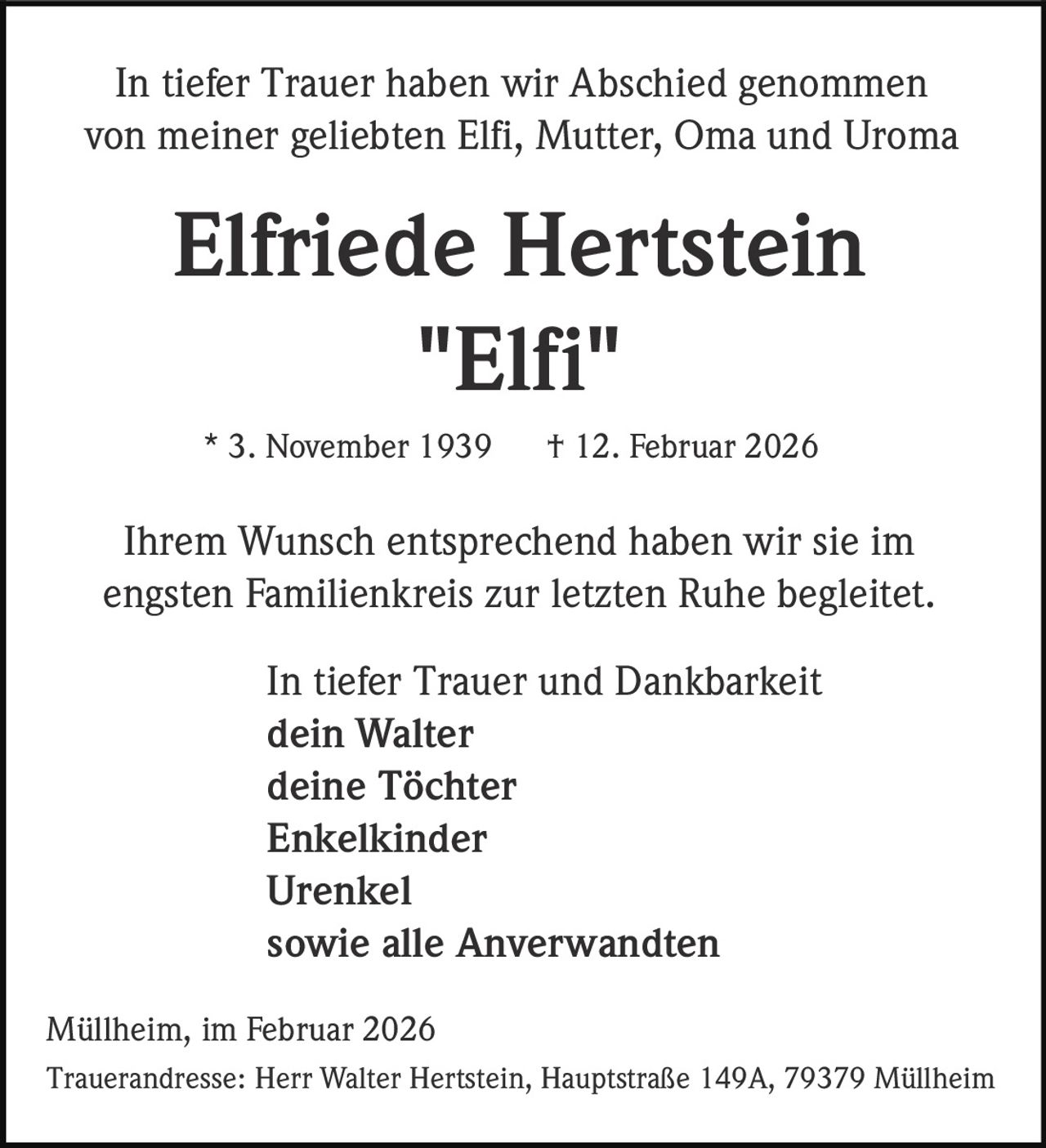 Ankündigung