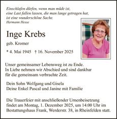 Ankündigung